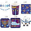 205 Pc. Deluxe Hanukkah Party Decorating Kit for 48 Image 1