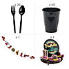 205 Pc. Nashville Music City Disposable Tableware Kit for 24 Guests Image 2