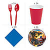 205 Pc. Transformers&amp;#8482; Disposable Tableware Kit for 24 Guests Image 1