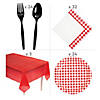 207 Pc. Backyard BBQ Disposable Tableware Kit for 24 Guests Image 2