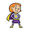 21 1/4" - 25 3/4" Jumbo Superhero Cardstock Wall Cutouts - 24 Pc. Image 1