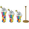 21 1/4" Gold Adjustable Mini Balloon Column Image 1