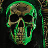 21&quot; Light-Up Tombstone with Skull Halloween Decoration Image 4
