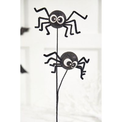 21" Silly Spider Spray: Black Image 1
