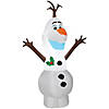 21" x 4 Ft. Airblown&#174; Disney's Frozen Olaf Inflatable Outdoor Yard Decoration Image 1