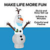 21" x 4 Ft. Airblown&#174; Disney's Frozen Olaf Inflatable Outdoor Yard Decoration Image 2