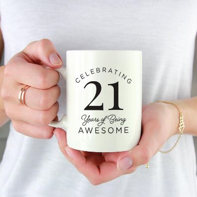 21 Years Awesome Ceramic Mug Image 1