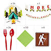212 Pc. Camp Party Tableware Kit for 24 Image 1