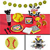 213 Pc. Softball Party Ultimate Tableware Kit for 24 Guests Image 1