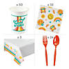 214 Pc. Groovy Congrats Grad Disposable Tableware Kit for 24 Guests Image 2