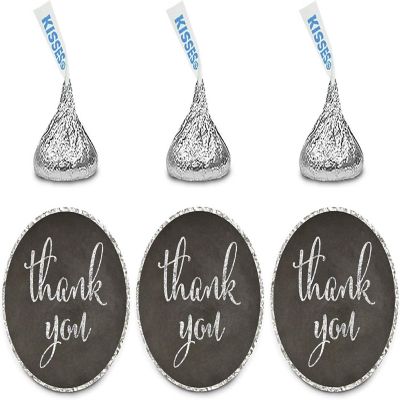 216 Chalkboard Thank You Chocolate Label Image 1