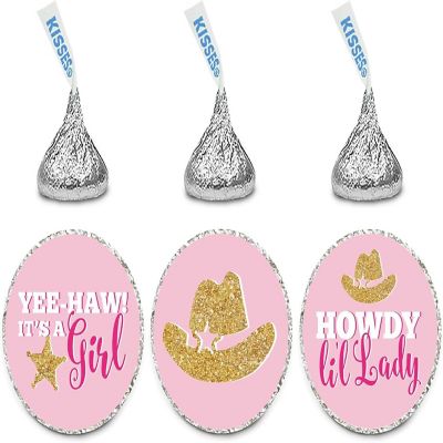 216 Chocolate Drop Labels Hello Lil Lady Image 1