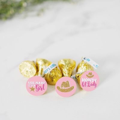 216 Chocolate Drop Labels Hello Lil Lady Image 1