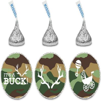 216 Chocolate Drop Labels Woodland Buck Image 1