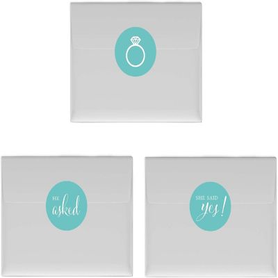 216 D. Blue She Said Yes Chocolate Label Image 2