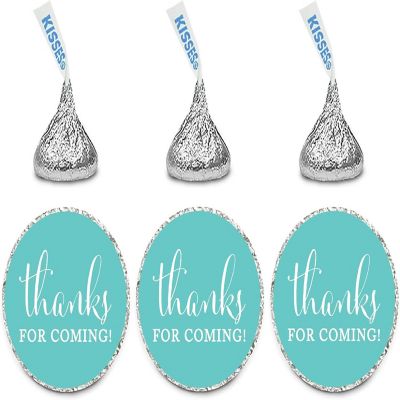 216 Diamond Blue Thanks Chocolate Labels Image 1