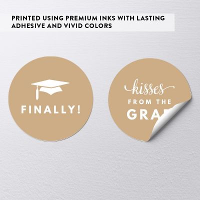 216 Graduation K. Brown Chocolate Labels Image 3