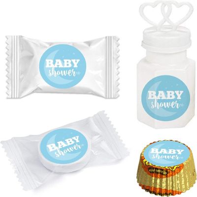 216 Moon &amp; Back B. Blue Chocolate Label Image 1