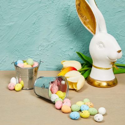 216-Pack Mini Colorful Foam Easter Eggs for DIY Crafts and Easter Decor (0.7 x 0.5 in) Image 3