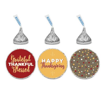 216 Thanksgiving Pumpkin Chocolate Label Image 1