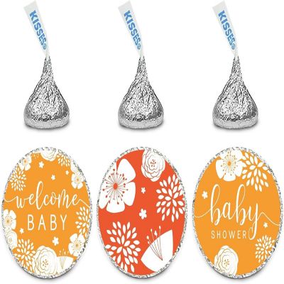 216 Welcome Baby Spring Chocolate Labels Image 1