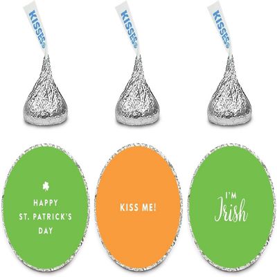 216Pcs Labels St. Patrick's Day Kiss Me Image 1