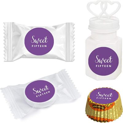 216Pcs Labels Sweet 15 Mis Quince Image 1