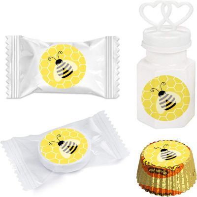 216Pcs Stripes and Bee Honeycomb Graphic Image 1