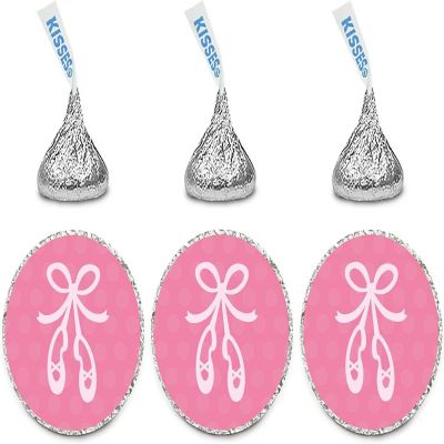 216PK Ballet Chocolate Drop Labels Image 2
