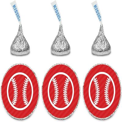 216PK Baseball Birthday Chocolate Labels Image 2