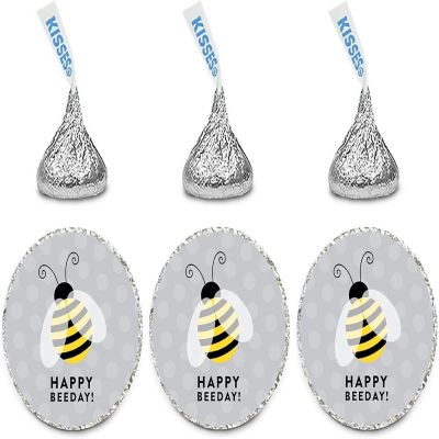 216PK Bumblebee Happy Beeday Labels Image 2