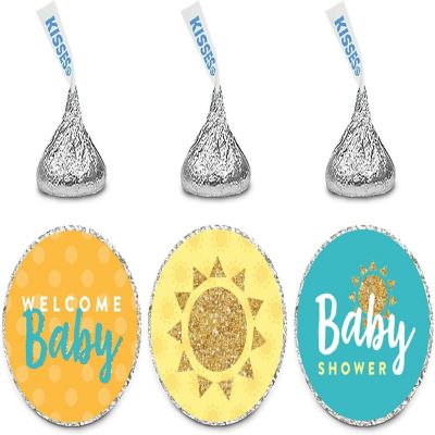 216PK Chocolate Labels, Oh Baby Spring Image 1