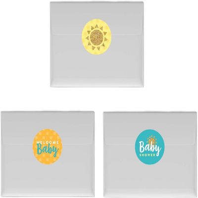 216PK Chocolate Labels, Oh Baby Spring Image 2