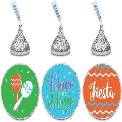 216PK Cinco De Mayo Chocolate Drop Label Image 1