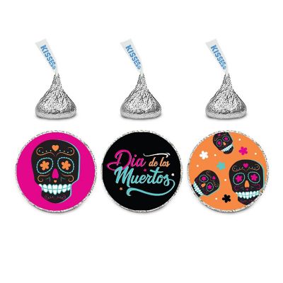 216PK Dia de los Muertos Chocolate Label Image 1