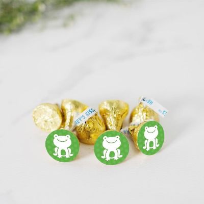 216PK Frog Birthday Chocolate Labels Image 1