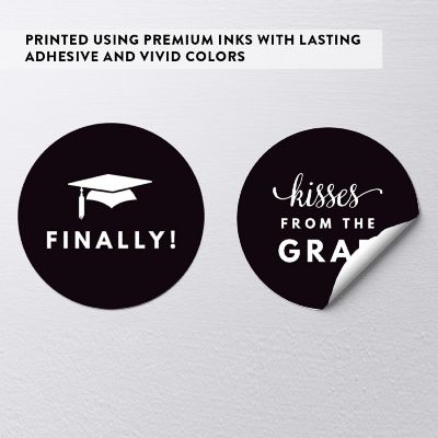 216PK Graduation Black Chocolate Labels Image 3