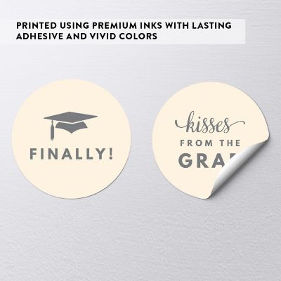 216PK Graduation Ivory Chocolate Labels Image 3