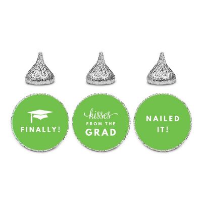 216PK Graduation Kiwi Chocolate Labels Image 1