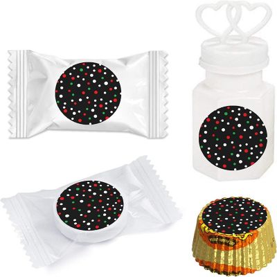216PK Kwanzaa Chocolate Drop Labels Image 1