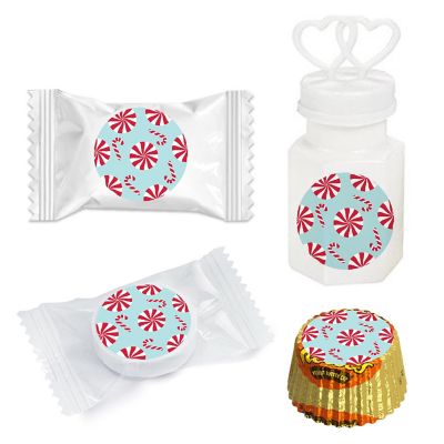 216PK Merry Christmas Mistletoe Labels Image 1