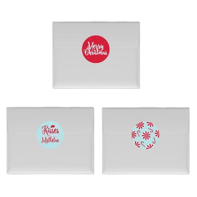 216PK Merry Christmas Mistletoe Labels Image 2