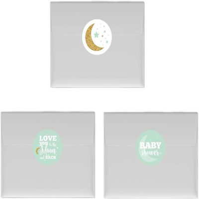 216PK Moon and Back Mint Chocolate Label Image 1
