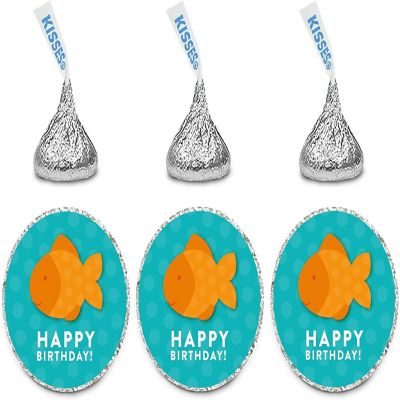 216PK Nautical Fish Chocolate Labels Image 2