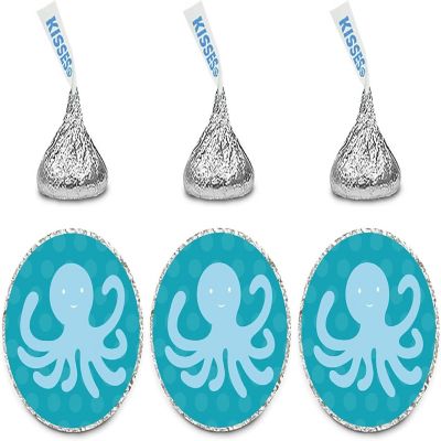 216PK Nautical Octopus Chocolate Labels Image 2