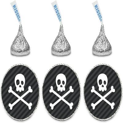 216PK Nautical Pirate Chocolate Labels Image 2