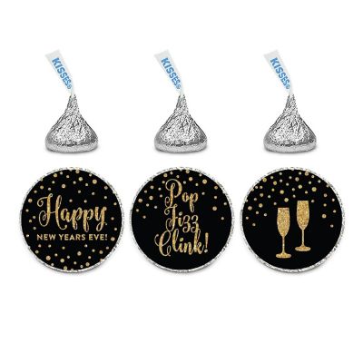216PK New Year Pop Clink Chocolate Label Image 1