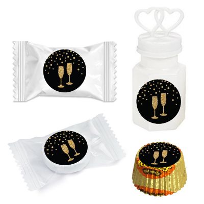 216PK New Year Pop Clink Chocolate Label Image 1