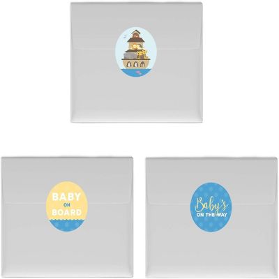216PK Noah's Ark Chocolate Drop Labels Image 1
