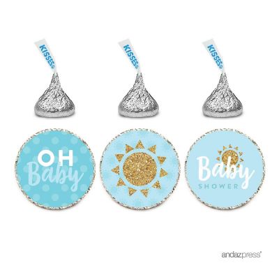 216PK Oh Baby Spring Boy Chocolate Label Image 1
